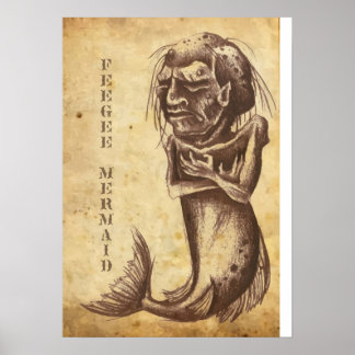 Poster Feegee Mermaid