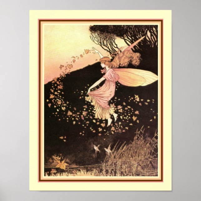 Poster "Féerie d'automne" 1920 Imprimer - Ida Rentoul Out (Devant)