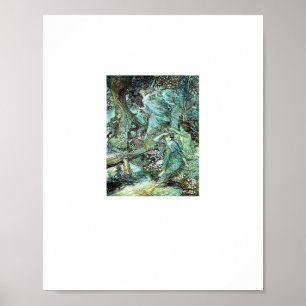 Poster Fées esthétique de mode Fairycore Goblincore Cot