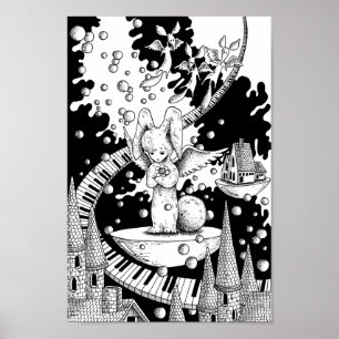 Poster Fées et pays du ciel.