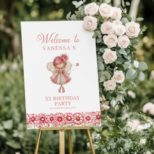 Poster Fées Magiques Fleurs de Blush 6ème Anniversaire de