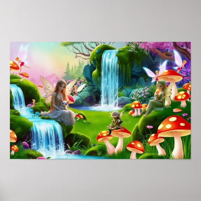 Poster Fées Mignonnes (Devant)