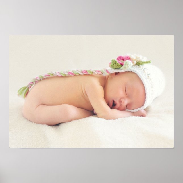 Poster Félicitations à Baby Girl (Devant)