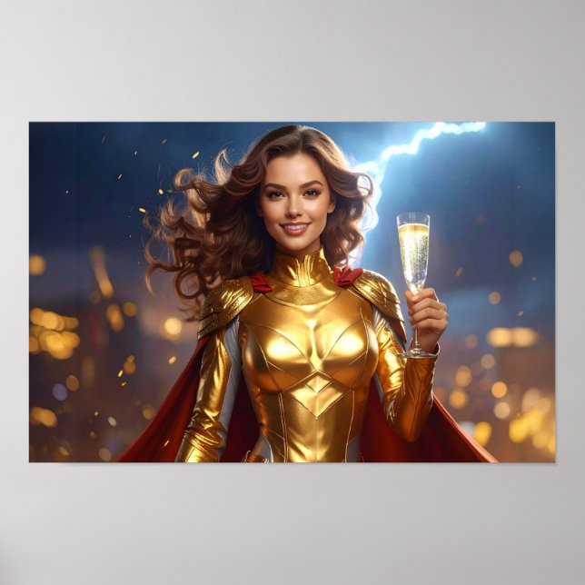 Poster Félicitations pour Anniversaire ou Anniversaire (Devant)
