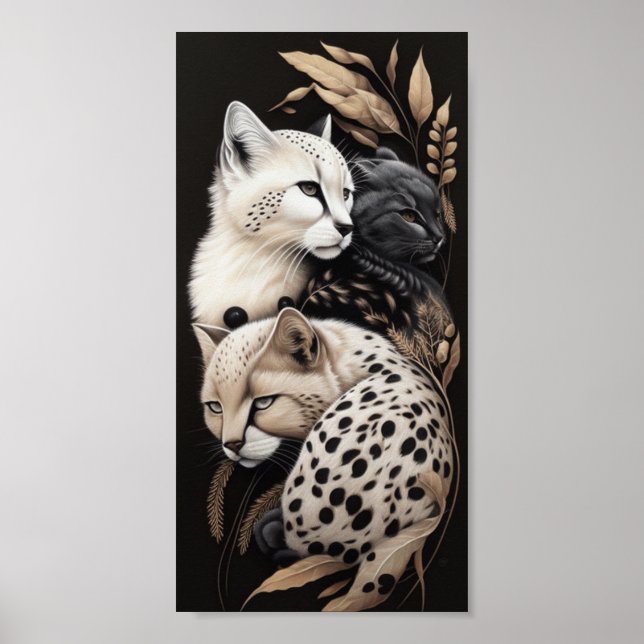 POSTER FELINE FINESSE #1 (Devant)