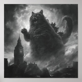 Poster Feline Fury : Catzilla Unleashed