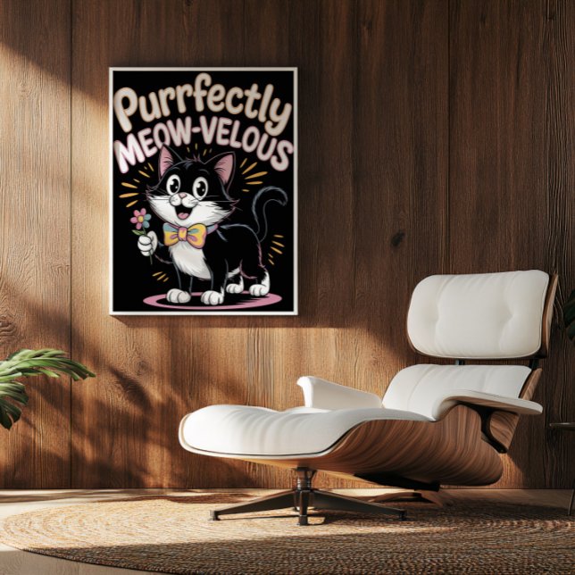 Poster Feline parfaitement velu (Créateur téléchargé)