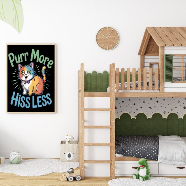 Poster Feline Vibe harmonieuse (Créateur téléchargé)