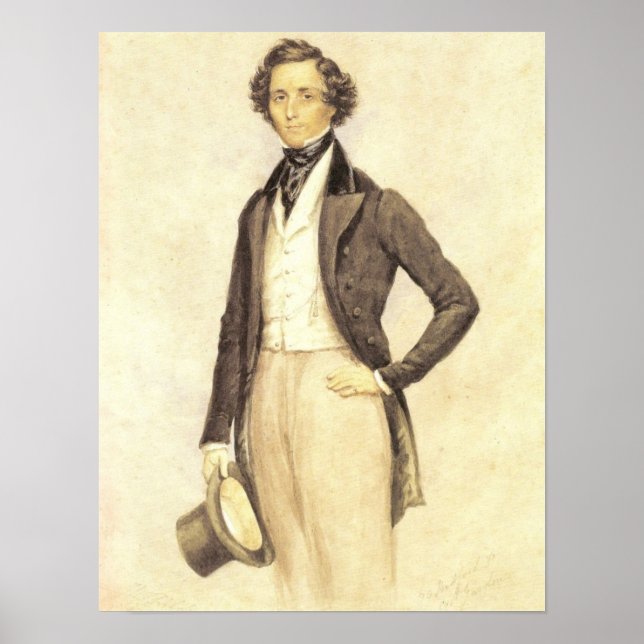 Poster Felix Mendelssohn-Bartholdy (Devant)
