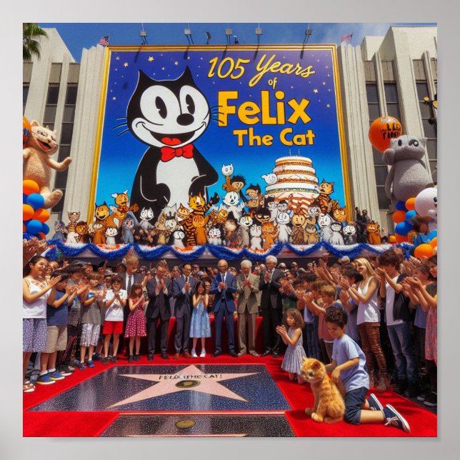 Poster Felix The Cat 105 Years (Front)