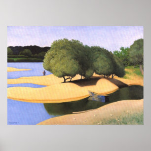 Poster Félix Valloton - Sands on the edge of the Loire