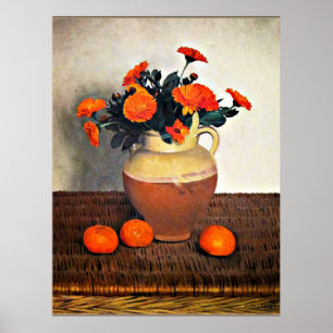 Poster Felix Vallotton, Marigolds et Tangerines