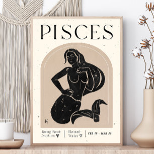 Poster féminin Zodiac