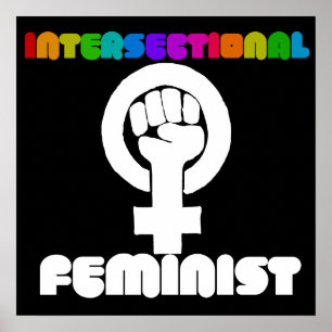 Poster féministe intersectionnelle