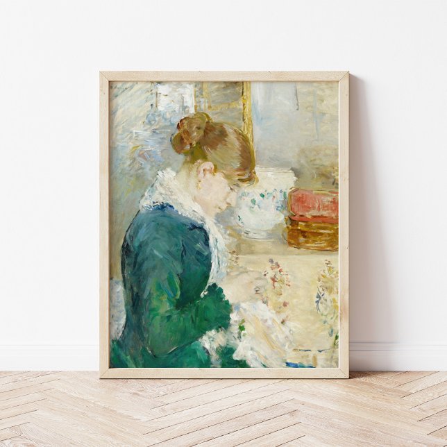 Poster Femme à coudre | Berthe Morisot (Créateur téléchargé)
