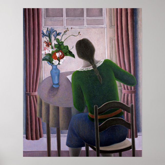 Poster Femme à la fenêtre 1998 (Devant)