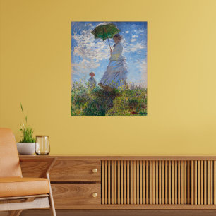Poster Femme à l'ombrelle Monet