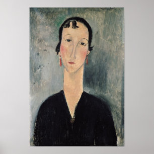 Poster Femme aux oreilles