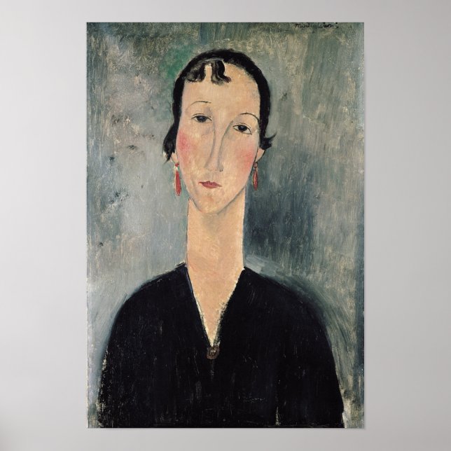 Poster Femme aux oreilles (Devant)
