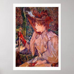 Poster Femme avec gants #2