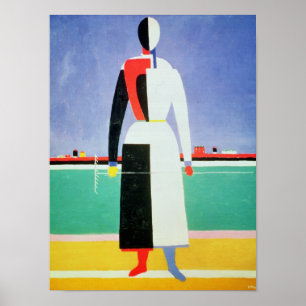 Poster Femme avec un râteau, c.1928-32