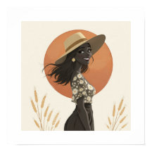Femme Bohème Minimaliste Chapeau de Paille Aesthet