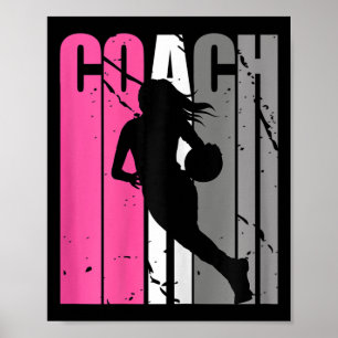 Poster Femme Bysketbyll Instructeur Chorégraphe Bysketb