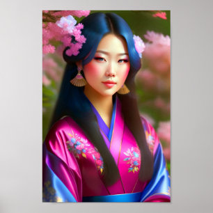 Poster Femme chinoise