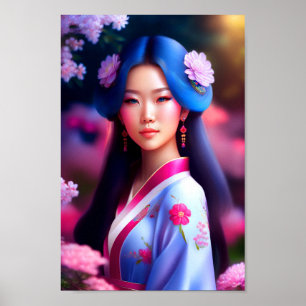 Poster Femme chinoise