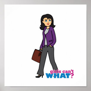 Poster Femme d'affaires - Moyen