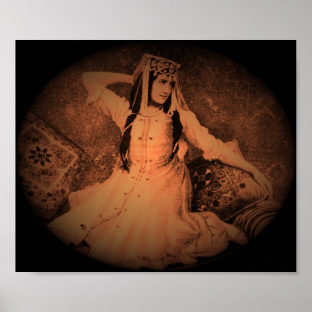 Poster Femme de caucase (Devant)