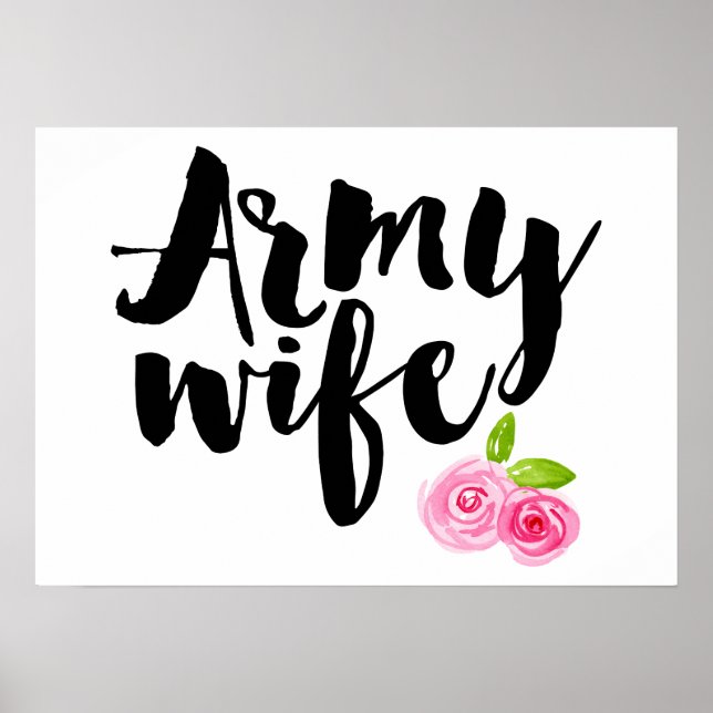 Poster Femme de l'armée (Devant)