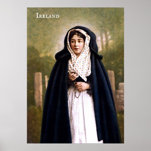Poster Femme d'Irlande (1890) (Devant)