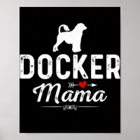 Femme Docker Mama drôle Chien Mama Meilleur propri