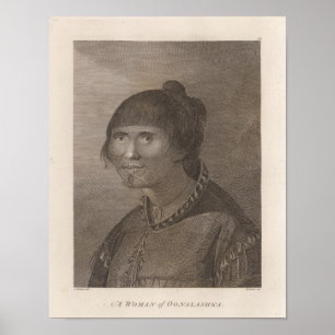 Poster Femme d'Oonalashka, Alaska