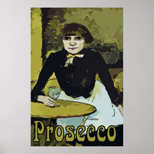 Poster Femme du procureur vintage, (Devant)