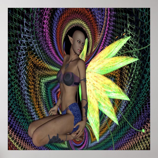 Poster Femme Elf (Devant)