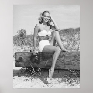 Poster Femme en Bikini