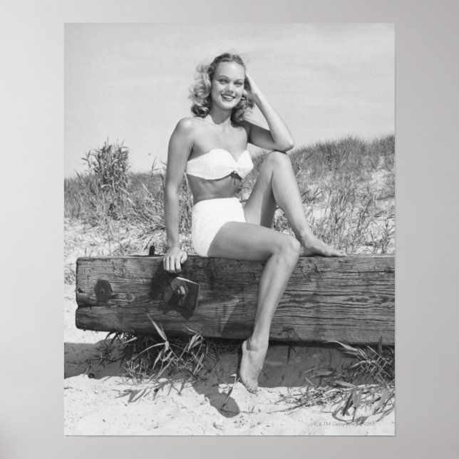 Poster Femme en Bikini (Devant)