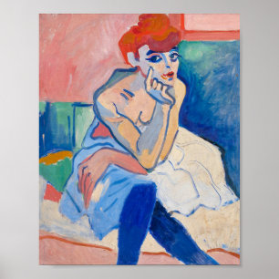 Poster Femme en chemise   Andre Derain  