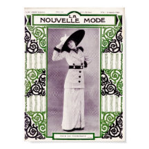 Femme en tailleur rayé 1912