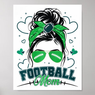 Poster Femme Footll Maman Fouillis Bun Footll Amour Footl