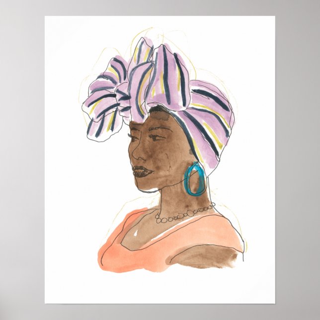 Poster Femme forte et belle (Devant)