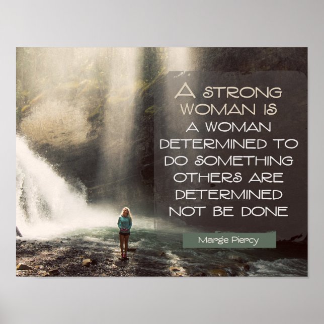 Poster Femme forte par Marge Piercy (Devant)