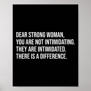 Poster Femme forte Pro Choice Feminist