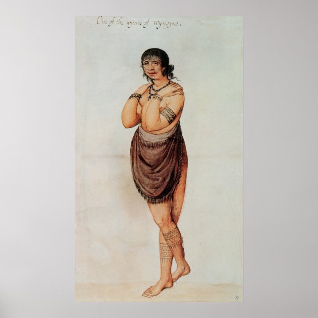 Poster Femme indienne (Devant)