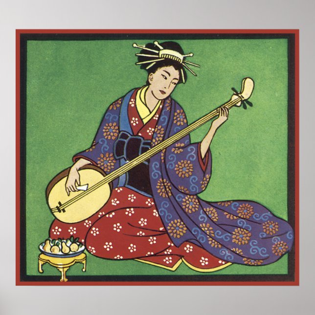 Poster Femme japonaise (Devant)