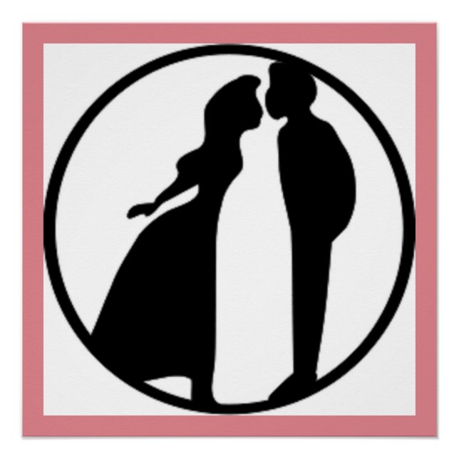 POSTER FEMME KISSING MAN (Devant)