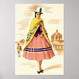 Poster Femme latino-américaine