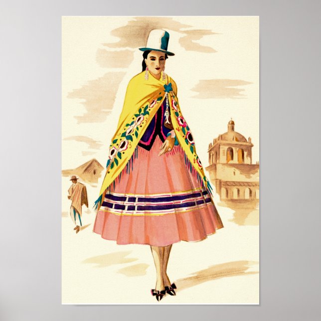 Poster Femme latino-américaine (Devant)